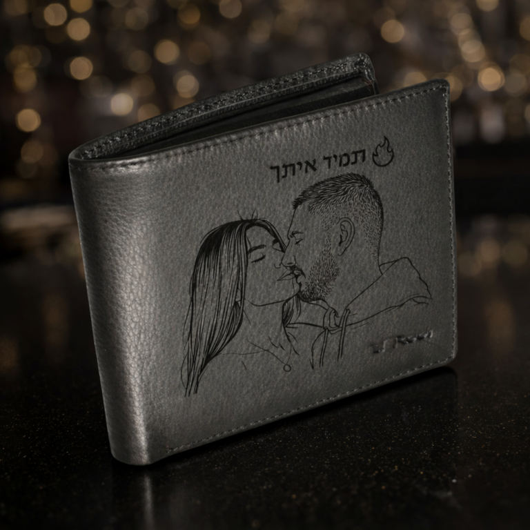 ארנק עור איטלקי עם הקדשה אישית – חריטת לייזר | רודי